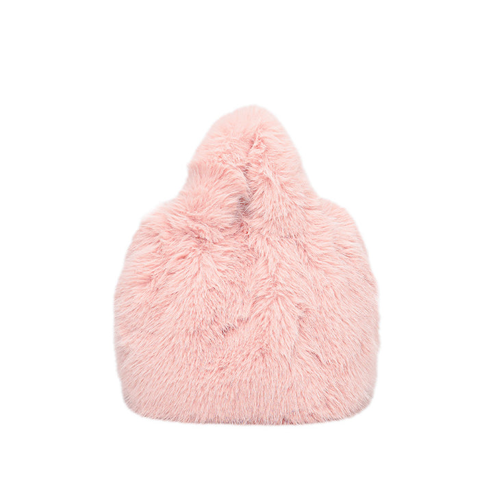 Soft Plush Hobo Bag