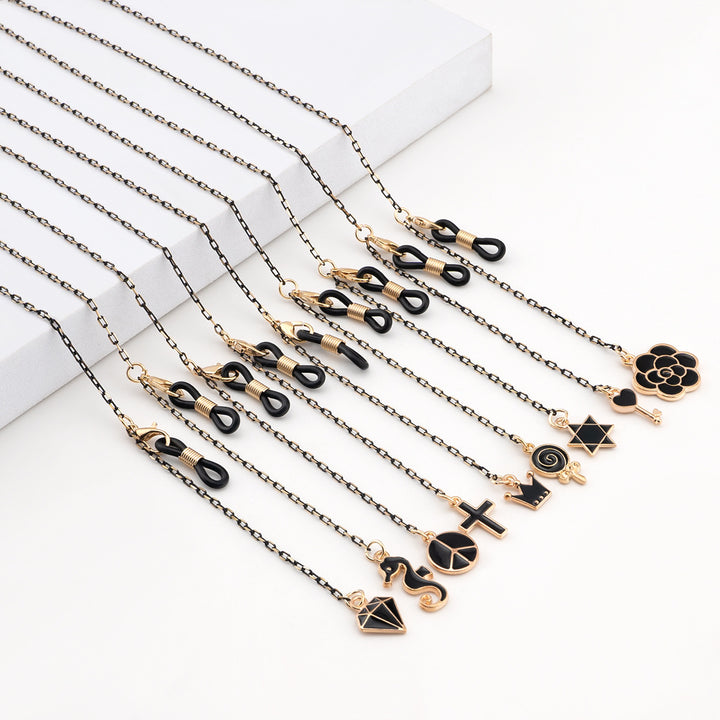 Elegant Geometric Glasses Chain kalsten