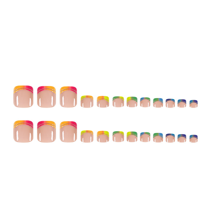 Artful toenail design Kalsten