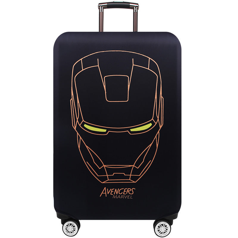 Women's hard-shell suitcase in elegant New York skyline design Kalsten