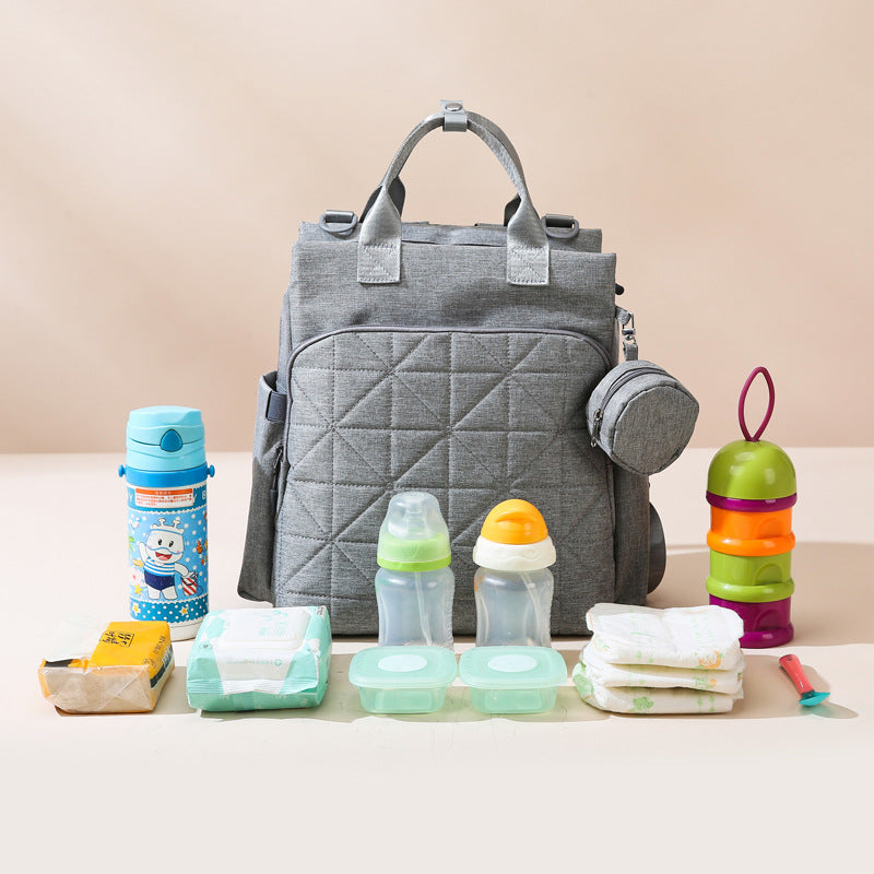 Multi-Functional Quilted Backpack Kalsten