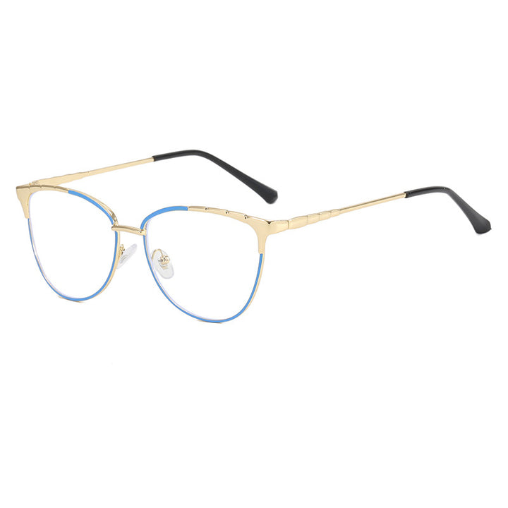 Ladies Cat-Eye Glasses with Fine Metal Accents Kalsten