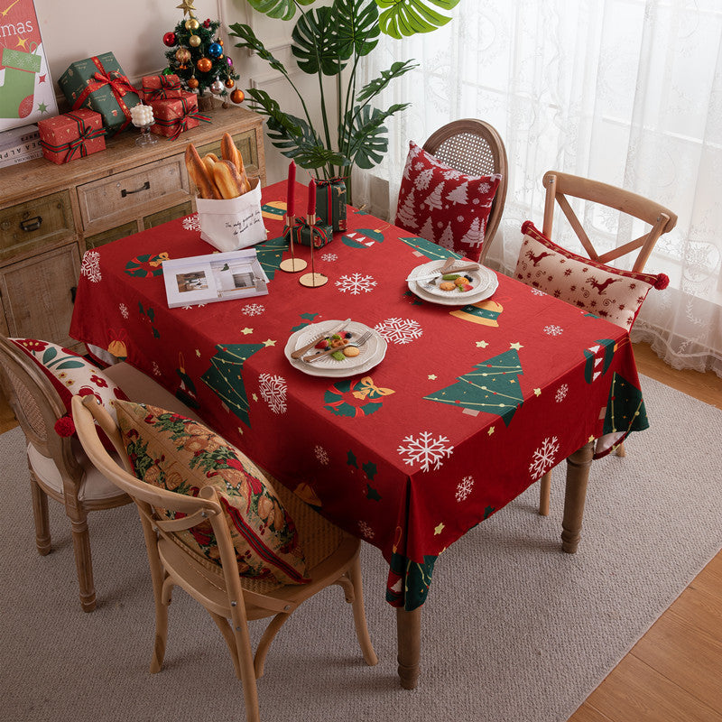Festive Christmas Tablecloth