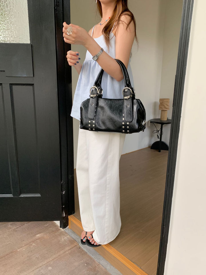 Decorative Studded Handheld Purse