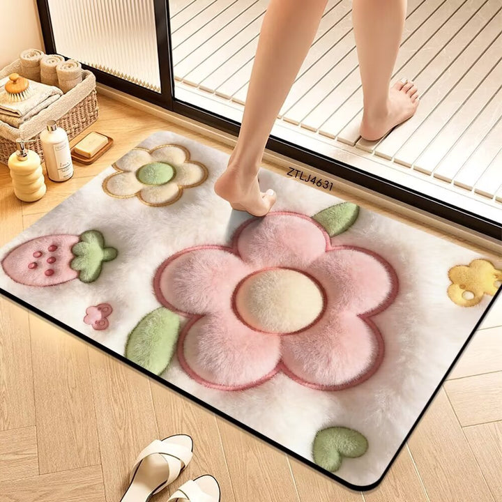 Plush Money-Themed Bath Mat Kalsten