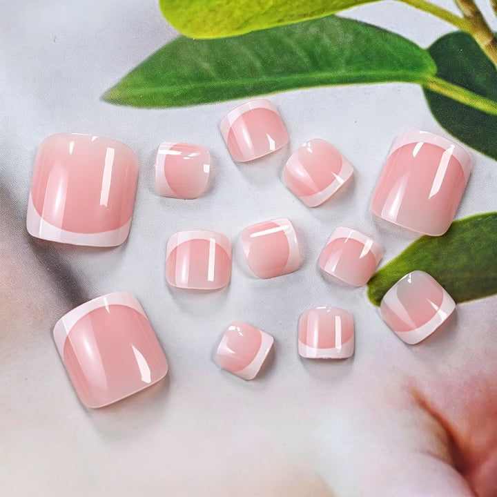 French Tip Gel Nail Art Kalsten