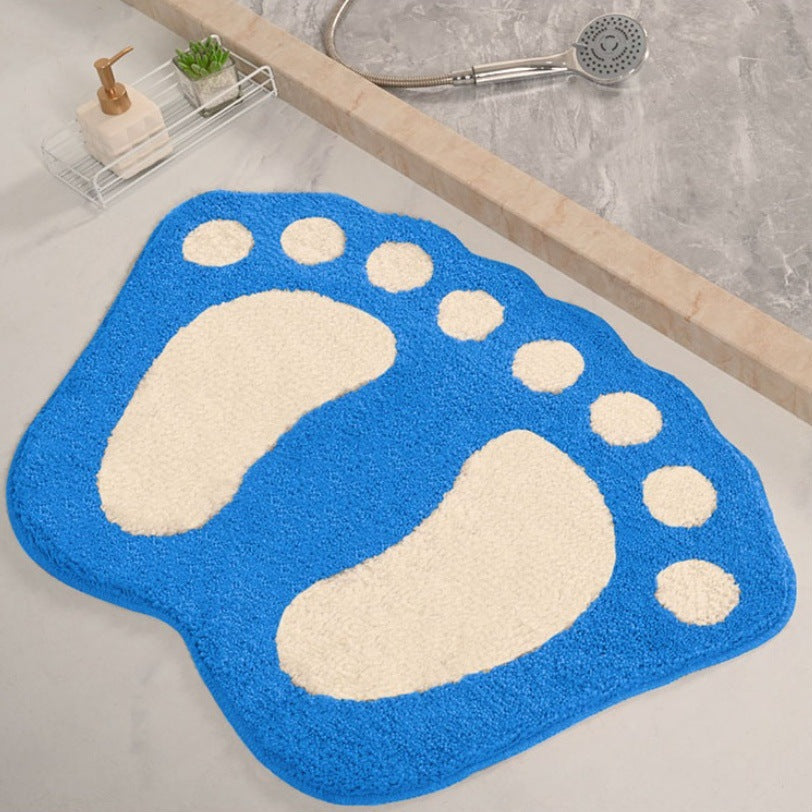 Fun Footprint Shaped Bath Mat Kalsten