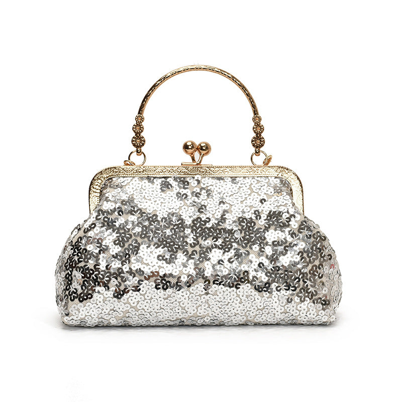 Elegant Sequined Evening Clutch