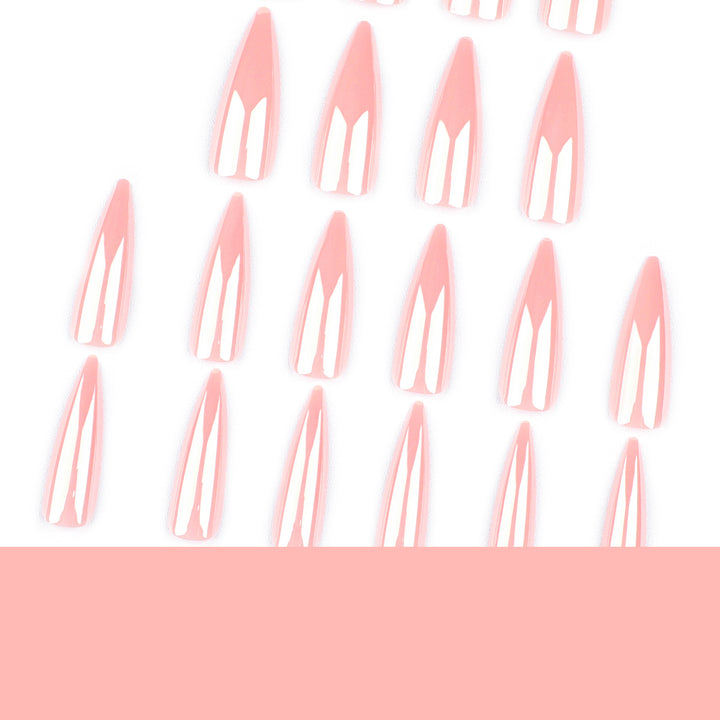 Artful Stiletto Nails with High Gloss Finish Kalsten