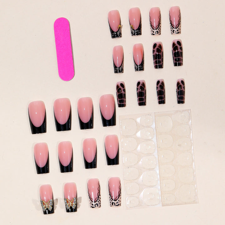 Luxurious 3D Gradient Nail Art Extensions Kalsten