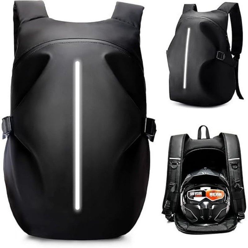 Waterproof motorcycle backpack with reflective elements Kalsten
