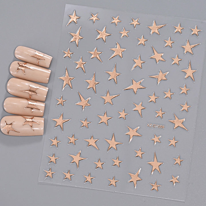Floral Decorative Nail Art Stickers