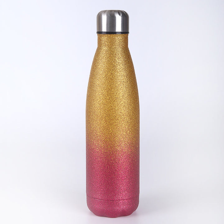 Ladies Insulated Water Bottle with Elegant Glitter Surface Kalsten