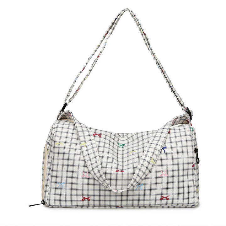 Sporty shoulder bag with unique star pattern Kalsten