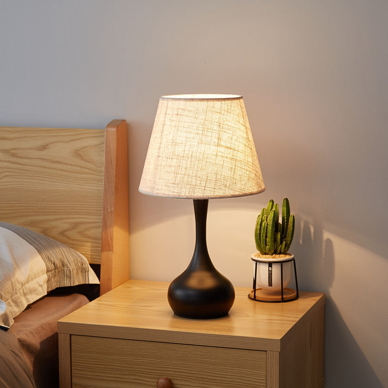Modern Table Lamp with Fabric Shade