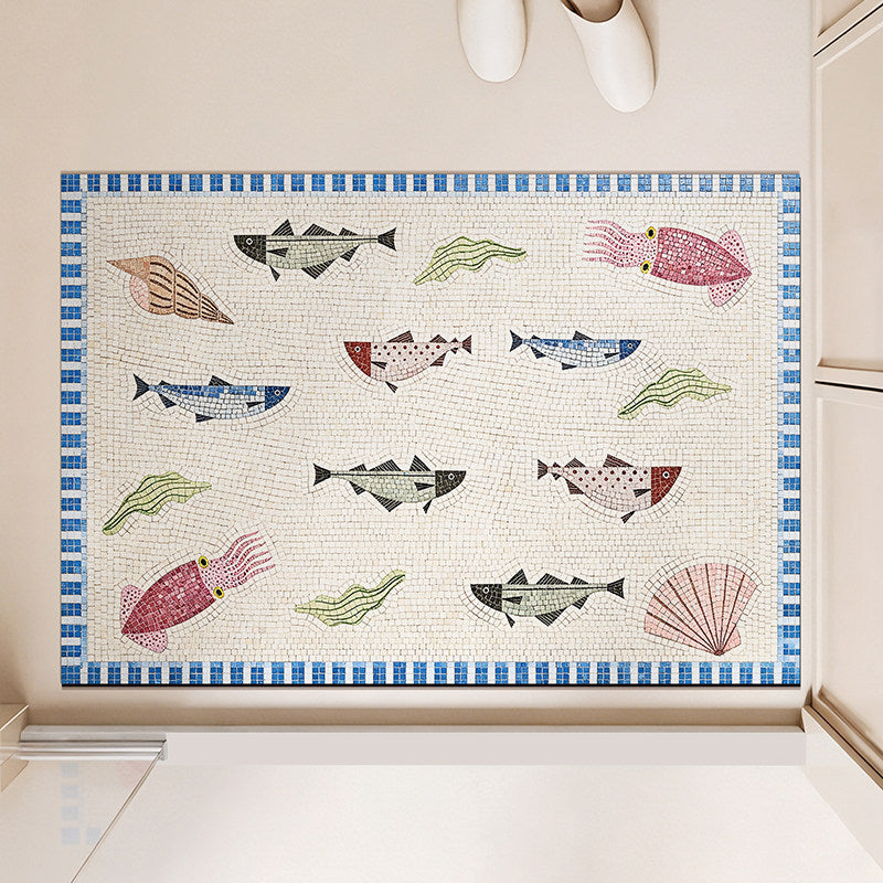 Fun-Themed Bathroom Mat Kalsten