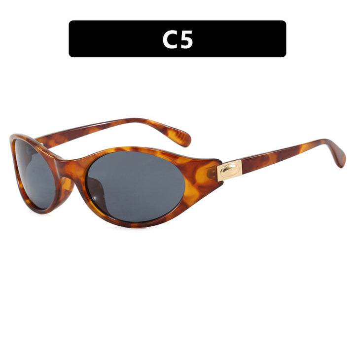 Ladies stylish sunglasses in elegant oval design with protective UV filter Kalsten