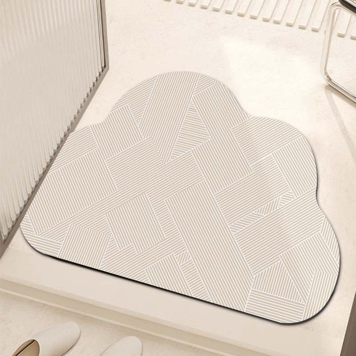 Decorative Cloud-Shaped Area Mat