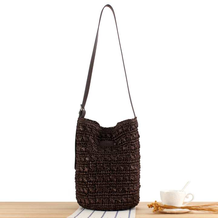 Handcrafted Practical Shoulder Bag with Structure Pattern Kalsten
