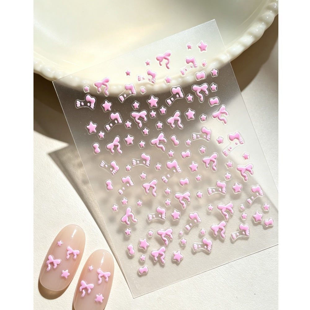 Decorative Bow Nail Art Stickers