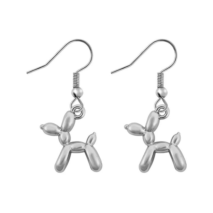 Playful Dog Pet Earrings Made of High-Quality Metal Kalsten