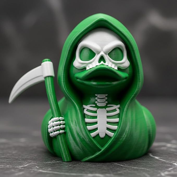 Creative Grim Reaper Duck Figurine Kalsten