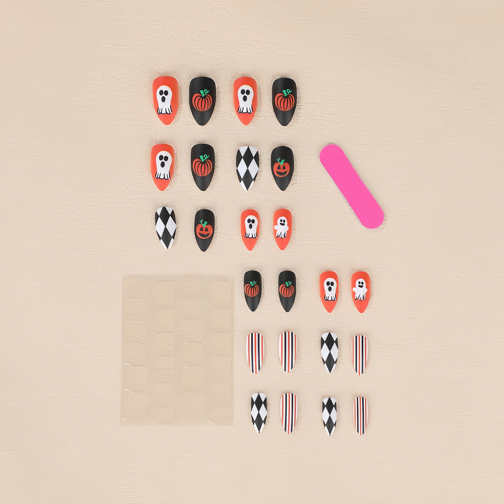Halloween Theme Artificial Nails Kalsten