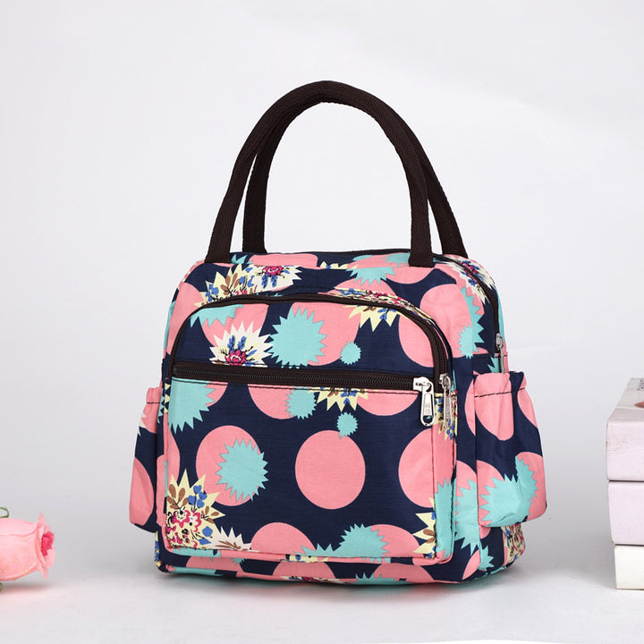 Cat Pattern Insulated Lunch Tote Kalsten