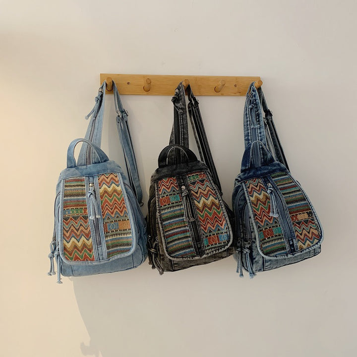 Stylish Ethnic Patterned Backpack Kalsten