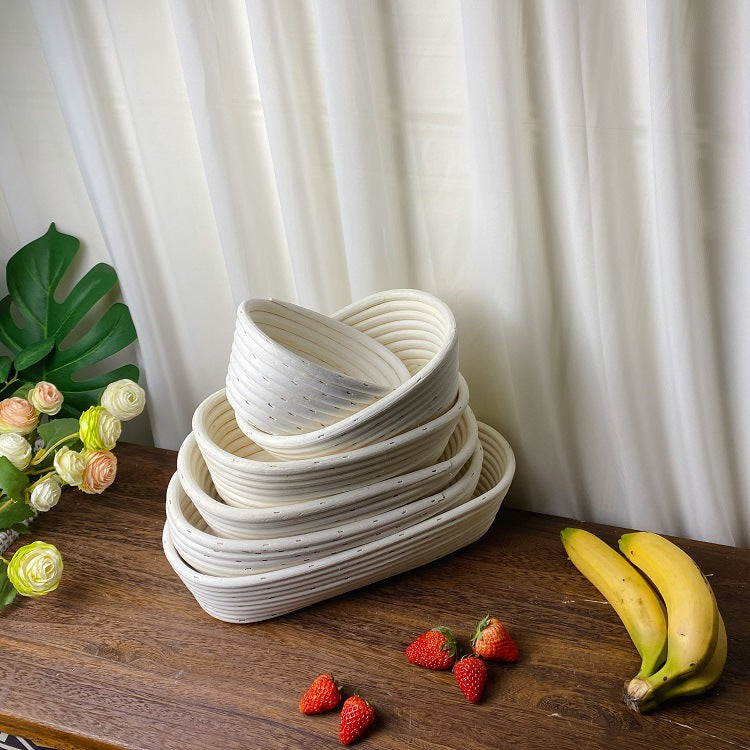 Artisan Woven Bread Proofing Basket Set Kalsten