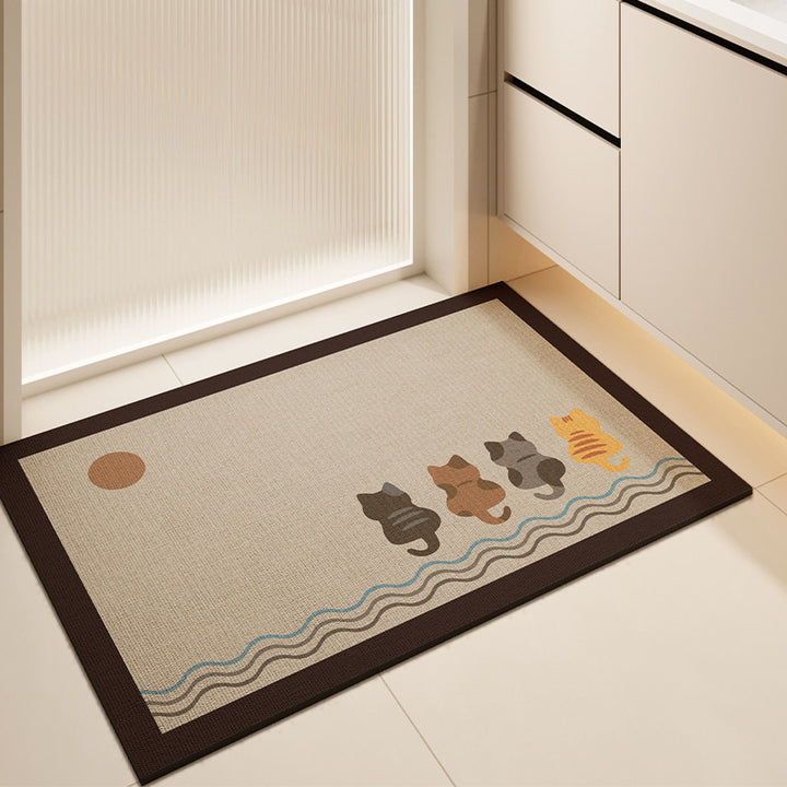 Home Decorative Welcome Mat for Home Entryway