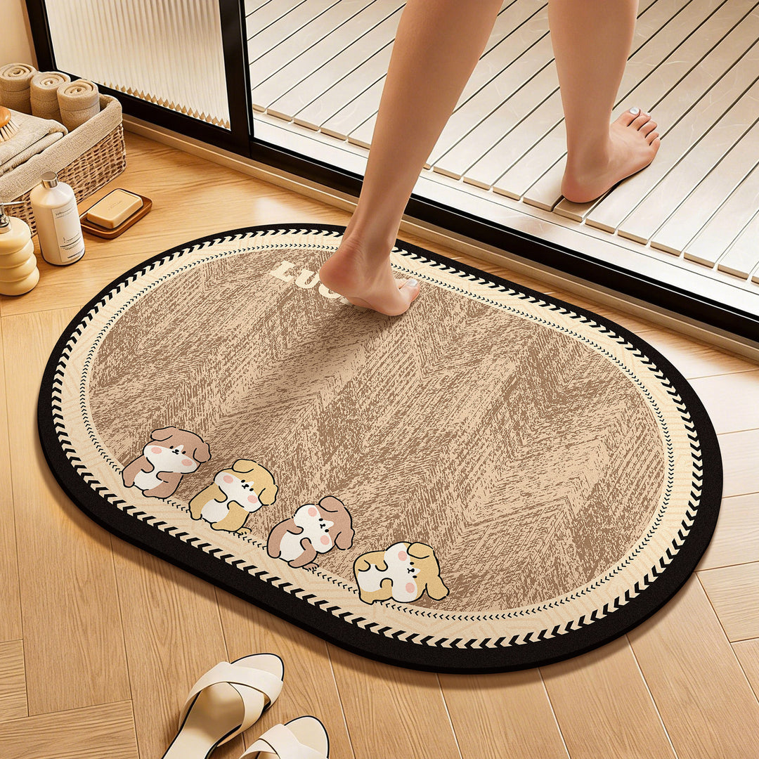 WoCute Cartoon Bath Mat Kalsten