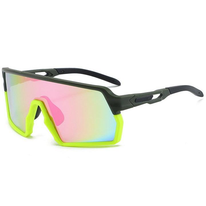 Women's sporty racing glasses with innovative frame and highly reflective lenses Kalsten