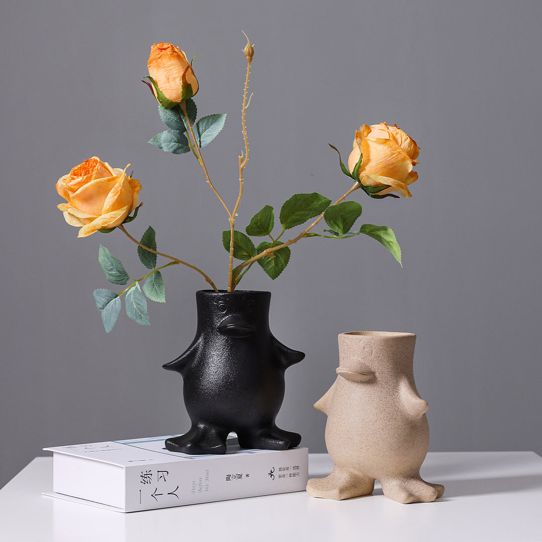 Creative Ceramic Duck Planter