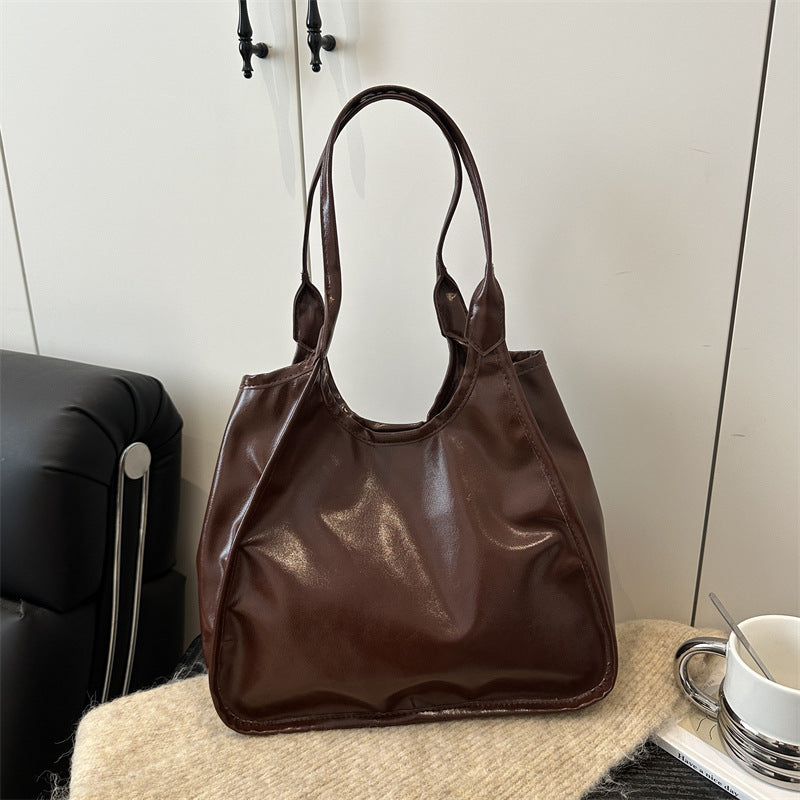 Classic Soft Leather Shoulder Bag