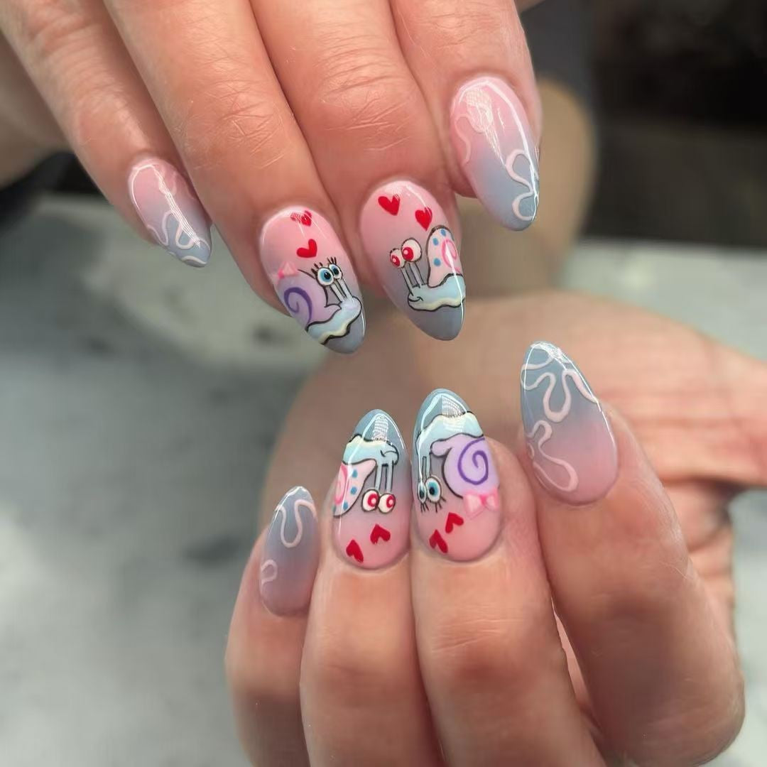 Cartoon Character Press-On Nails