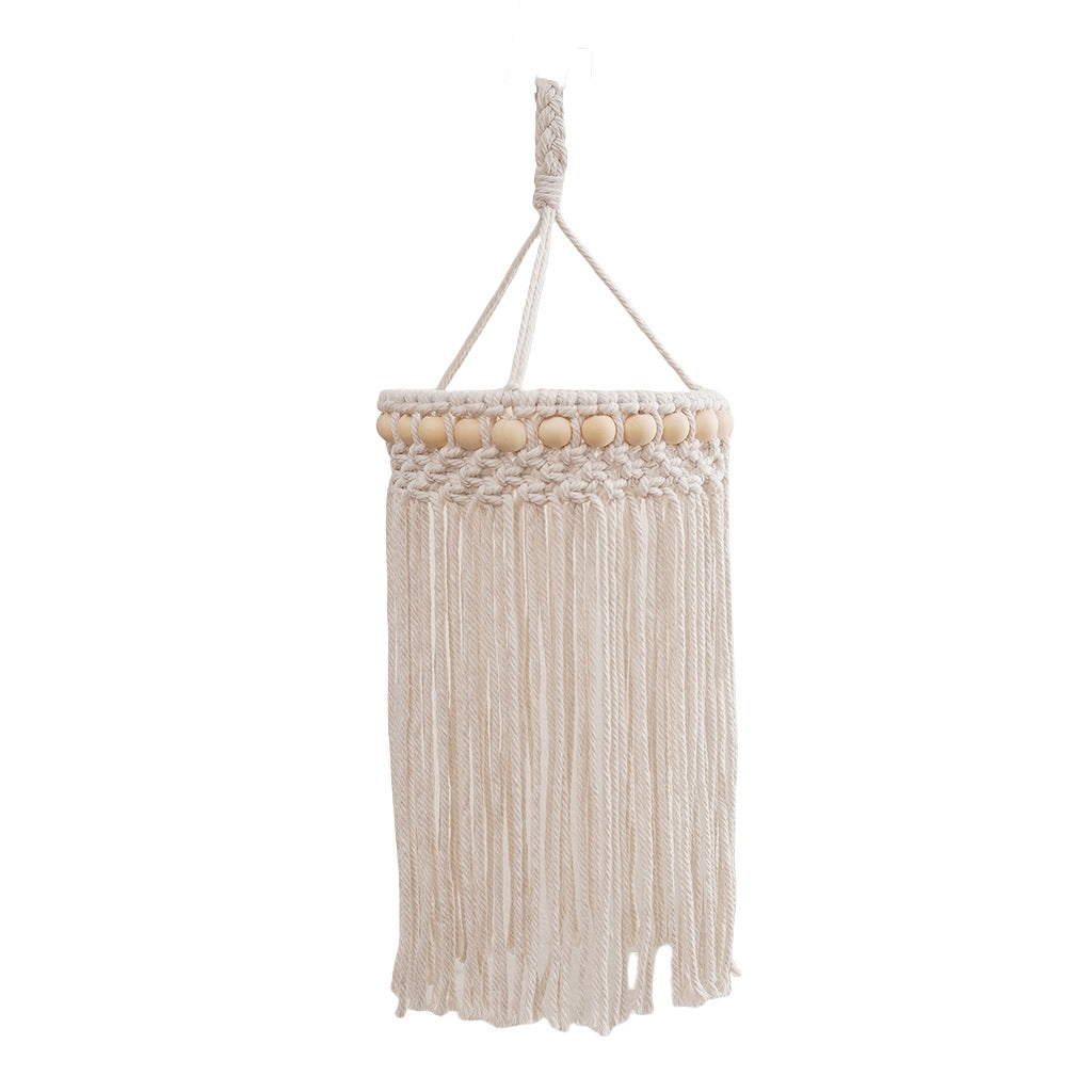 Textured Macramé Hanging Light Fixture Kalsten