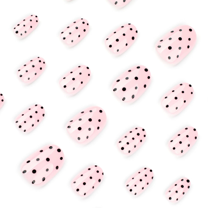 Artistic Nail Extensions with Dots Kalsten