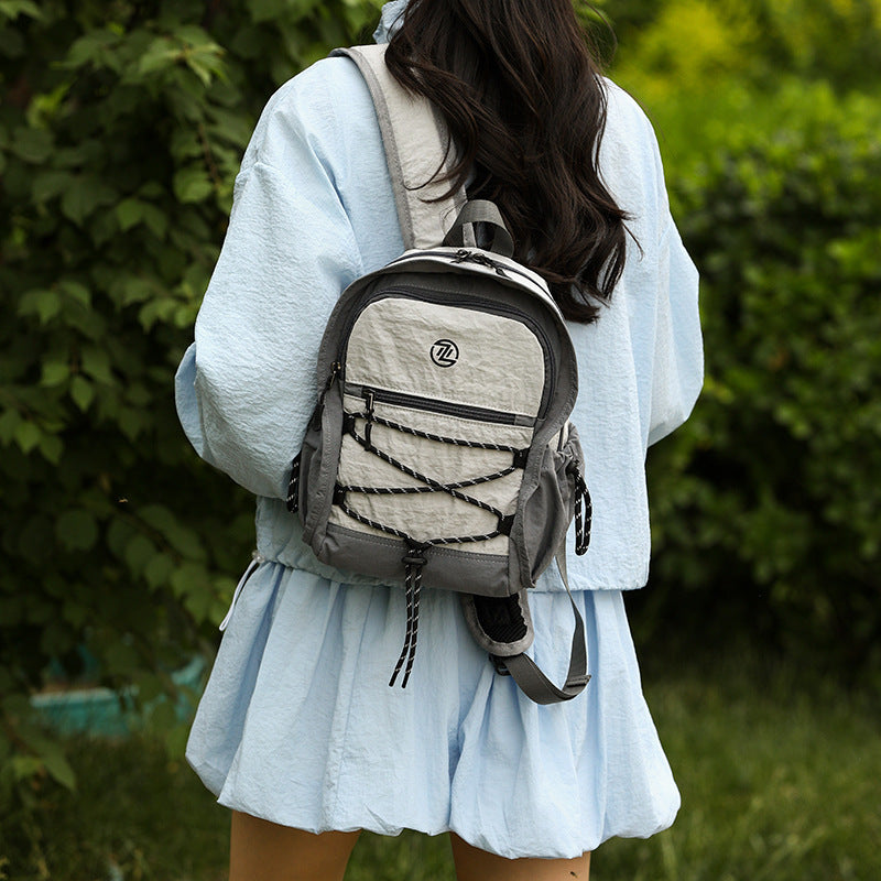 Stylish Multi-Functional Backpack with Mesh Accents Kalsten