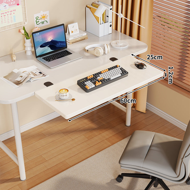 Long Under-Desk Pull-Out Sliding Keyboard and Work Surface Shelf