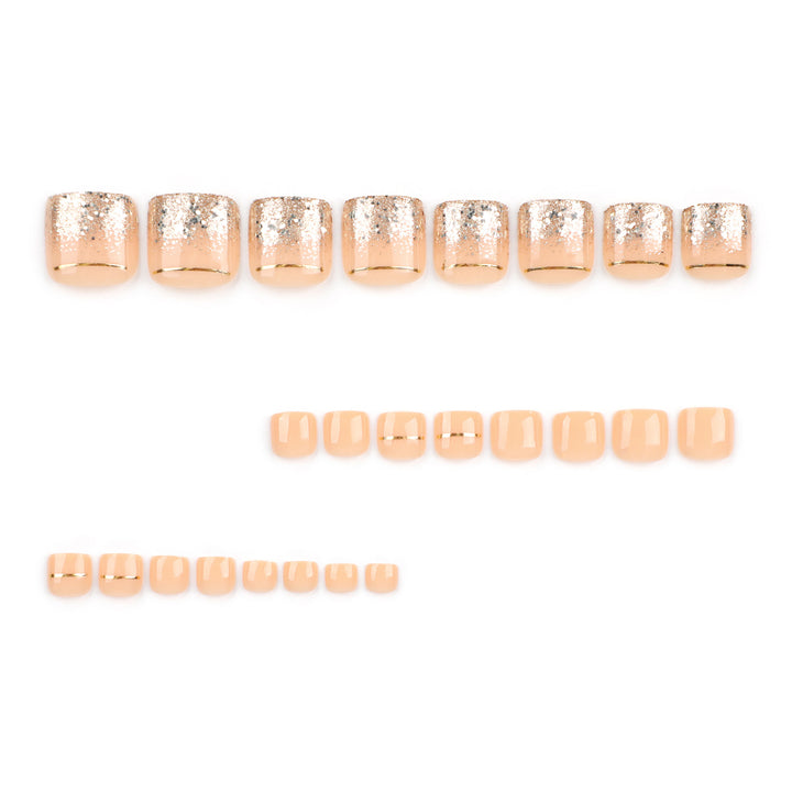 Elegant Artistic Nail Art with Glitter and Gold Accents Kalsten