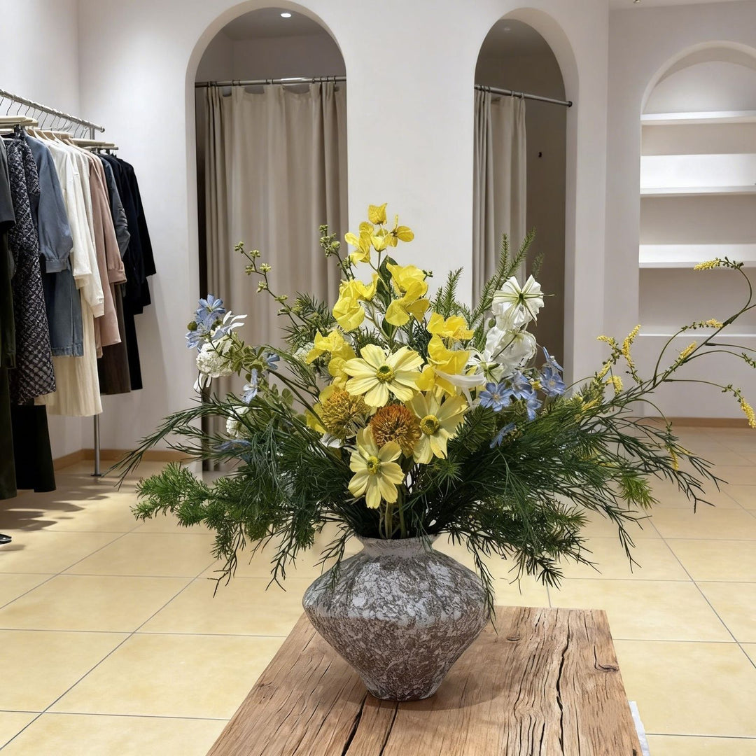 Decorative Faux Flower Arrangement