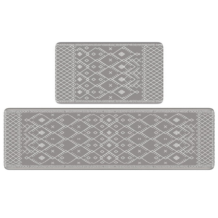 Non-Slip Geometric Print Kitchen Mat Set Kalsten