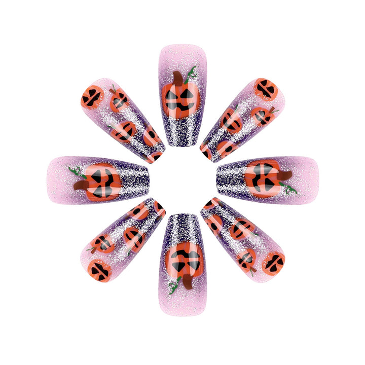 Halloween-Themed Long-Lasting Press-On Nail Art Kalsten
