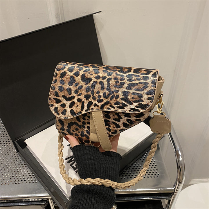 Leopard Print Crossbody Bag