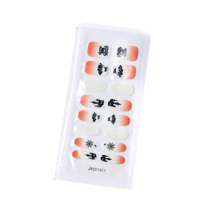 Halloween-Themed Glow-in-the-Dark Nail Wraps