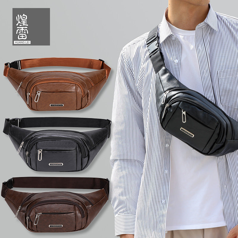 Casual Leather Fanny Pack