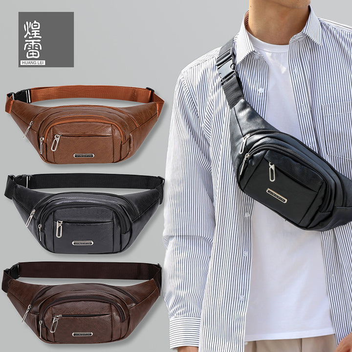 Casual Leather Fanny Pack