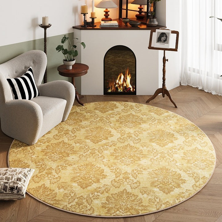 Round Vintage Area Rug