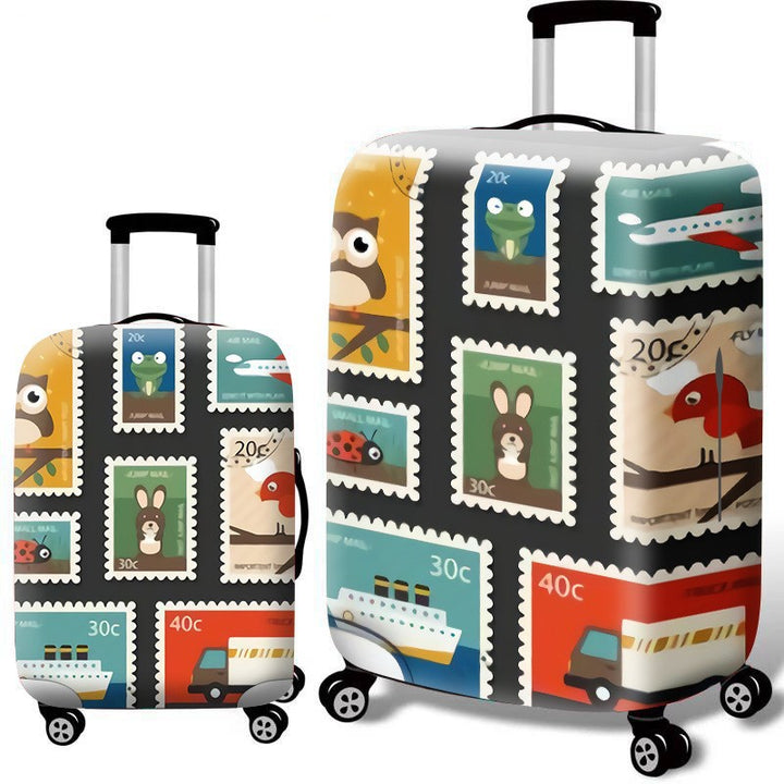 Women’s hard-shell suitcase with nostalgic London motif Kalsten